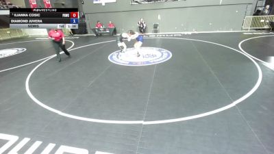 135 lbs Semis - Ilianna Cosic, Peterson Grapplers Wrestling Club vs Diamond Juvera