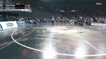 5A Boys 165 lbs Quarterfinal - Emmett Curl, Hillsboro Boys vs Gavin Pogue, Eagle Point Boys
