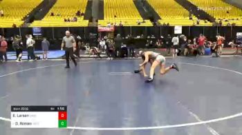 126 lbs Prelims - Elijah Larsen, Unattached 60 vs Dillon Roman, Unattached 57