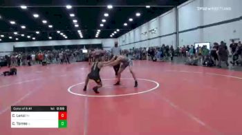 128 lbs Consolation - Carmine Lenzi, PA vs Claudio Torres, IL