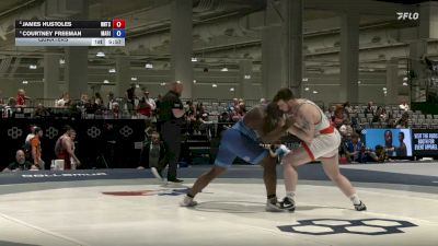 130 kg Quarters - James Hustoles, NMU-National Training Center vs Courtney Freeman, Marines