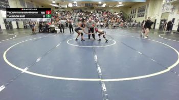 100 lbs Cons. Round 3 - Norah Sivasubramanium, Portola vs Allison Ruiz, Canyon Springs