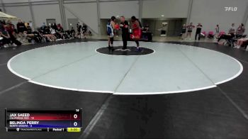 235 lbs 4th Wrestleback (16 Team) - Jax Saeed, California Red vs Belinda Perry, North Dakota