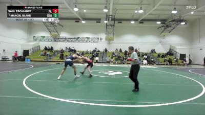 157 lbs Quarterfinal - Marcel Blake, Cerritos vs Saul Escalante, Palomar