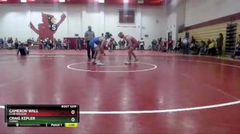 160 lbs Cons. Round 3 - Craig Kepler, Carmel vs Cameron Wall, Club Madison