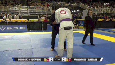 Navarro Joseph Chamberlain vs Monroe Cruz De Oliveira Filho 2025 Pan Jiu Jitsu IBJJF Championship