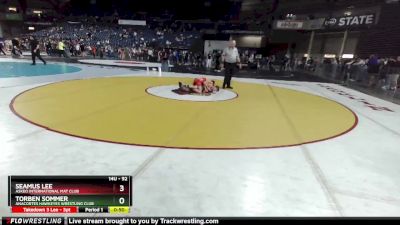 92 lbs Cons. Round 5 - Torben Sommer, Anacortes Hawkeyes Wrestling Club vs Seamus Lee, Askeo International Mat Club