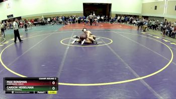 150 lbs Champ. Round 2 - Carson Heiselman, Canyon Randall vs Max Ronsman, Luxemburg-Casco