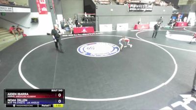 49 lbs 5th Place Match - Aiden Ibarra, Marvel Wrestling Academy vs Noah Dillen, Beat The Streets - Los Angeles