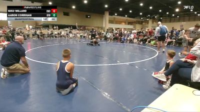 60 lbs Quarterfinal - Aaron Corrigan, Buckhorn Youth Wrestling vs Niko Willard, Rayne Wrestling Club