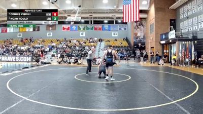 157 lbs Cons. Semi - Noah Roulo, Lander vs Dennis Virelli, Newberry