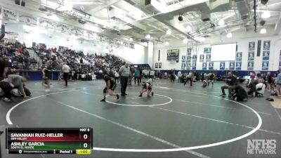 110 lbs Cons. Round 1 - Savannah Ruiz-Heller, Simi Valley vs Ashley Garcia, South El Monte