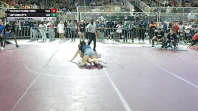 165 2A Quarterfinal - Hayden Hansford, Port Charlotte vs Atticus Dye, Archbishop Mccarthy Hs