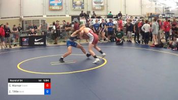 60 kg Round Of 64 - Channing Warner, Champions Wrestling Club vs Zachary Tittle, Bear Cave Wrestling Club