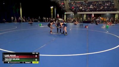 90 lbs Quarterfinal - Trevor Wilson, Grapplers vs Luke Skaar, Immortal Athletics WC