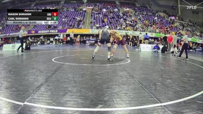 157 lbs Round 5 (6 Team) - Cael Swensen, South Dakota State vs Mason Shrader, Central Michigan