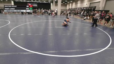138 lbs Champ. Rd Of 128 - Trent Lainez, Black Fox Wrestling Academy vs Brayden Mixay, Harrah Wrestling Club