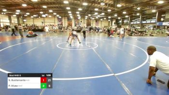 138 lbs Rr Rnd 3 - Sam Bustamante, Indiana Outlaws White vs Phoenix Alyea, 84 Athletes Black