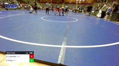 119 lbs Semifinal - Abi Lavender, Searcy Youth Wrestling vs Kenlie King, North DeSoto Wrestling Academy