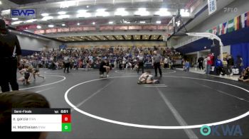 55 lbs Semifinal - Elijah Garcia, Standfast OKC vs Henry Mattheisen, Standfast OKC