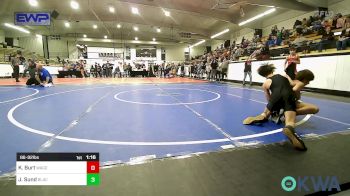 86-92 lbs Rr Rnd 2 - Kaiden Burt, Wagoner Takedown Club vs James Sund, Black Fox Wrestling Club