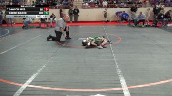 65_B lbs Round Of 32 - Dawson Sees, Shikellamy vs Corbin Kochis, Connellsville