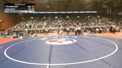 2A-126 lbs Champ. Round 1 - Aiden Smith, Tongue River vs Tel Marchant, Sundance