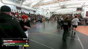 130 lbs Semifinal - Teila Peters, Buffalo vs Jordan Nielsen, Lander Valley