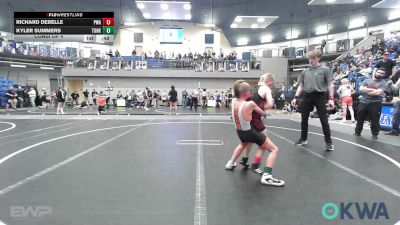 58 lbs Consi Of 4 - Richard DeBelle, Perry Wrestling Academy vs Kyler Summers, Tonkawa Takedown Club
