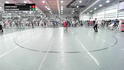 220 lbs Round Of 32 - Cason Howle, SC vs J'Sun Covington, GA