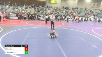 52 lbs Quarterfinal - Tilly Kunze, Salem Elite Mat Club vs Amani Lynn, Orland WC