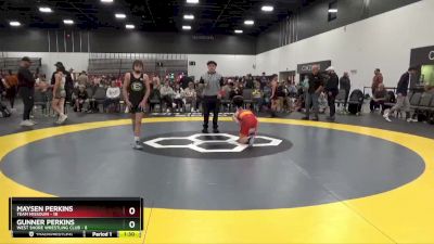 105 lbs Round 1 (8 Team) - Maysen Perkins, Team Missouri vs Gunner Perkins, West Shore Wrestling Club