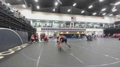 197 lbs 5th Place Match - Angelo Adame, Fresno City College vs Jasper Garcia, Victor Valley College