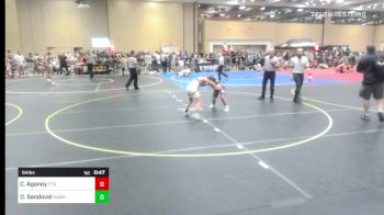 94 lbs Consolation - Ceana Agonoy, FCA Wrestling HI vs Divana Sandoval, Hawkeye/Speakeasy WC