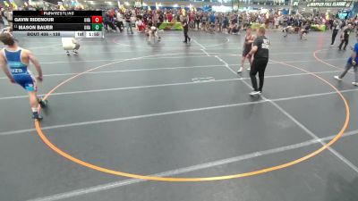 138 lbs Cons. Round 2 - Mason Bauer, Unattached vs Gavin Ridenour, Unattached