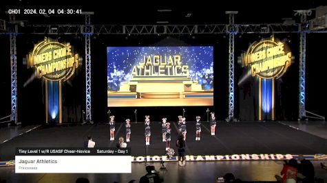 Jaguar Athletics - Princesses [2024 Tiny Level 1 w/R USASF Cheer-Novice Saturday - Day 1] 2024 Winner's Choice Championships - Ft. Lauderdale