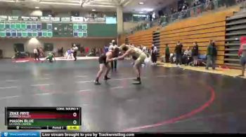 195 lbs Cons. Round 5 - Zeke Frye, Murrieta Valley vs Mason Blue, La Costa Canyon