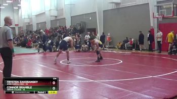 174 lbs Finals (2 Team) - Connor Bramble, Adrian College vs Trysten Zahoransky, John Carroll Univ