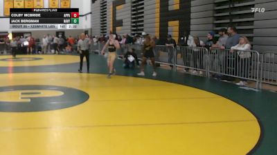125White lbs Rr Rnd 2 - Colby McBride, Appalachian State vs Jack Bergman, Navy