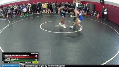 189-190 lbs Semifinal - Jacob Kaakua, Punahou Boys vs Mafua Matthews-Mafua, Sierra Vista