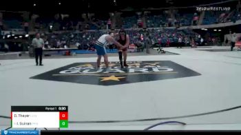 285 lbs Champ. Round 1 - Isaac Guinan, Petersburg Porta vs Dawson Thayer, Clinton