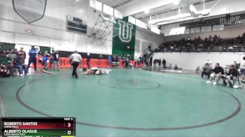 175 lbs Quarterfinal - Alberto Olague, Long Beach Poly vs Roberto Santos, Chino Hills