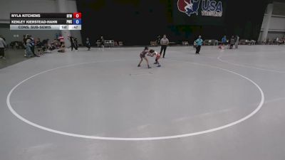 63.2-69.3 lbs Cons. Sub-semis - Nyla Kitchens, Best Trained Wrestling vs Kenley Kierstead-Hahn, Pinnacle Wrestling Club