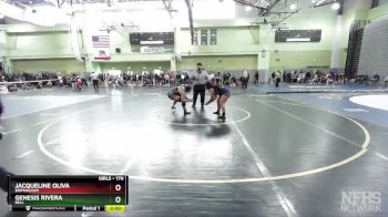 170 lbs Semifinal - Jacqueline Oliva, BIRMINGHAM vs Genesis Rivera, BELL