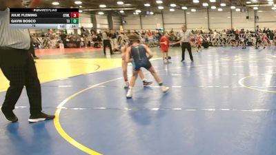 76 lbs Round 4 - 1:30pm Friday - Julie Fleming, CTWHALE vs Gavin Bosco, Team Ohio