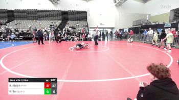 69 lbs Rr Rnd 11 - Bradey Bleich, Mat Assassins White vs Ronin Barro, Revival Green