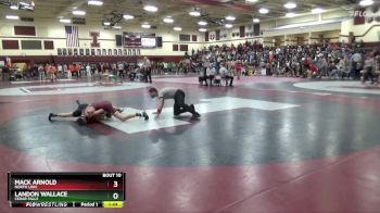 JV-3 lbs Quarterfinal - Landon Wallace, Cedar Falls vs Mack Arnold, North Linn