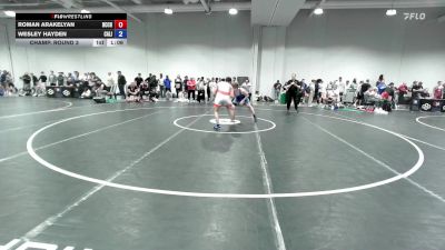 71 lbs Champ. Round 3 - Roman Arakelyan, Birmingham Community Charter High School Wrestling vs Wesley Hayden, California