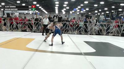 113 lbs Rr Rnd 1 - Alex Gemma, Iron Faith Gold - HSB vs Nolan Mather, Grizzly Wrestling Club - HSB