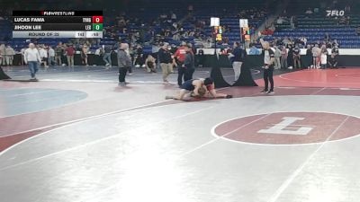 144 lbs Round Of 32 - Lucas Fama, Tyngsborough/Dracut vs Jihoon Lee, Lexington